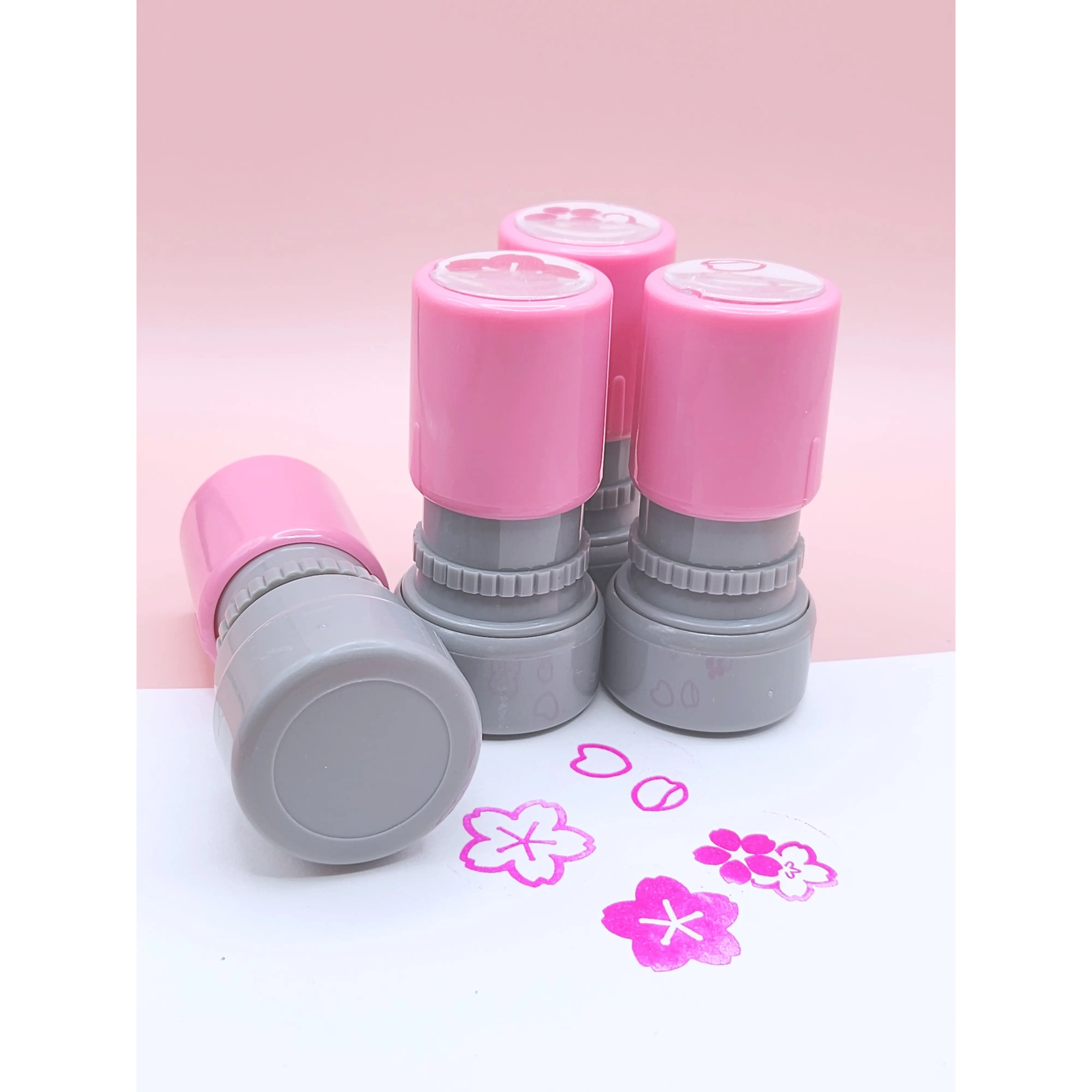 Sakura Season Pink Pre-Inked Stamps