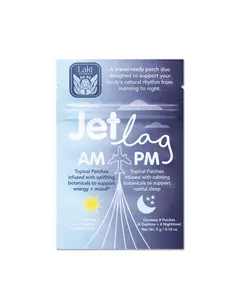 Jet Lag AM/PM Topical Patches - Day & Night Support for Travelers