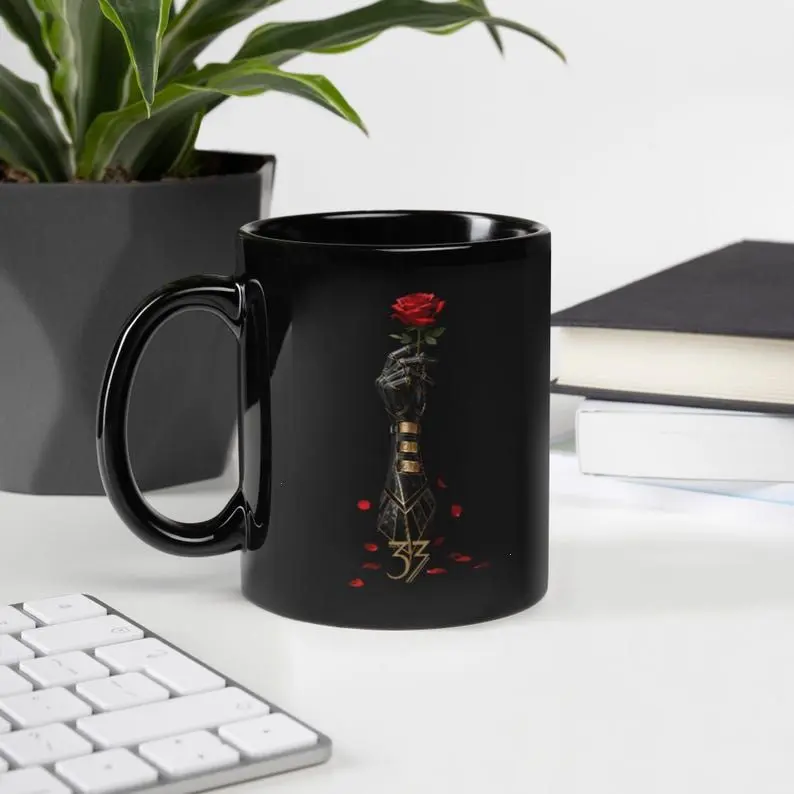 Clair Obscur Expedition 33 Mug For Those Who Come After Gustave's Arm  Rose petals  Gaming Gift  Gift for Game Lovers  Coffee Cup