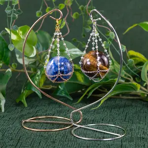 Down To Earth Crystal Sphere Holder Altar Decor