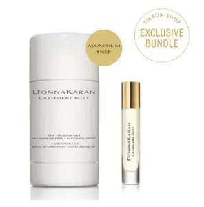 Virtual Bundle: Donna Karan Cashmere Mist Aluminum Free Duo – Aluminum‑Free Full‑Size Deodorant 1.7 Oz/50g + Eau de Parfum Purse Spray 0.24 Fl Oz/7 ml