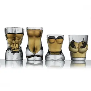 Shot Glasses Set - Unique Glass Cups for Tequila, Vodka & Cocktails | Party Favors