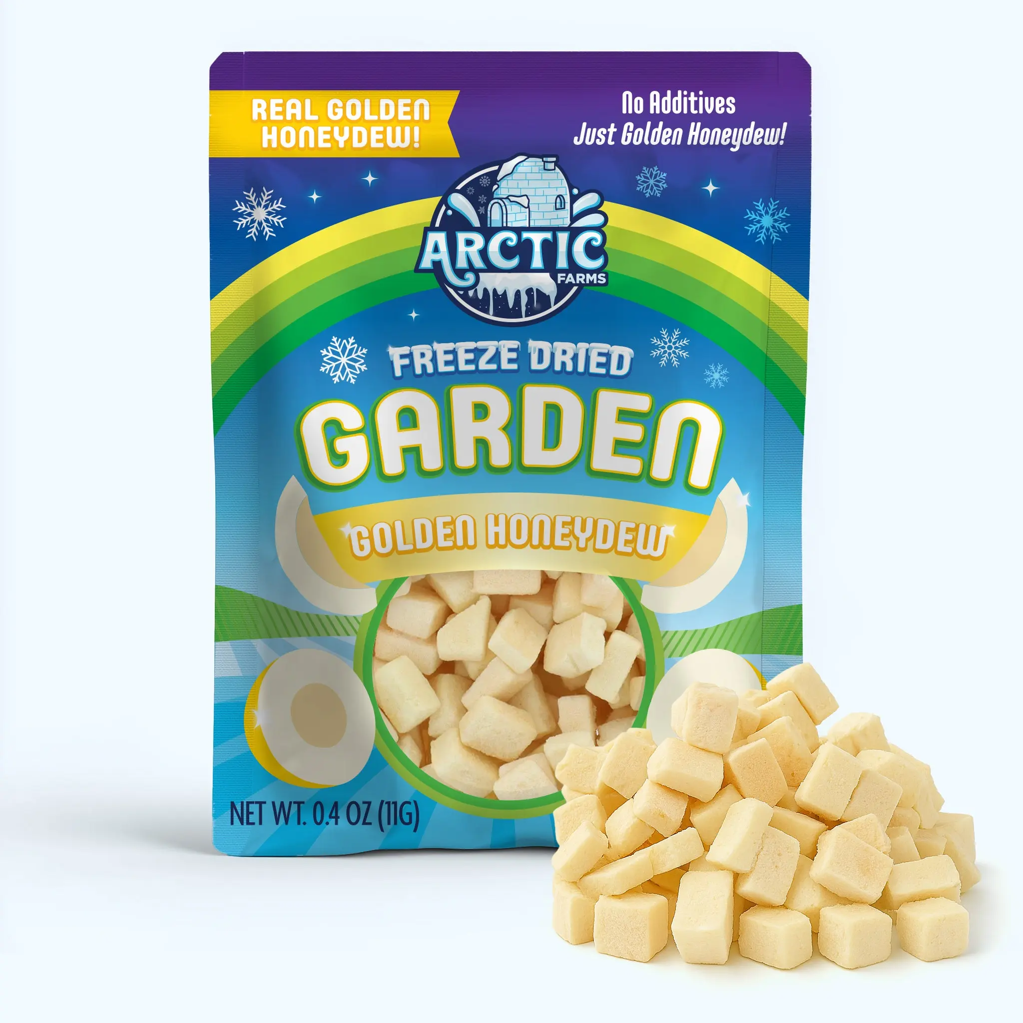 Freeze Dried Golden Honeydew Melon Freeze Dried Golden Honeydew Melon