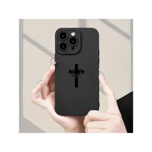 Newly Designed Creative Cross Garlands Pattern Is A Popular Choice For A Classic And Fun TPU Camera Shockproof Protective Phone Case, Compatible With Iphone Models 7 Through 16, Including Pro, Plus, Max, XR, SE, And Mini, Perfect For Both Boys And Girls.