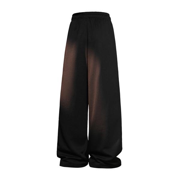 Men's Comfy Wide Leg Sweatpants, Loose Drawstring Casual Trousers, Streetwear Lounge Wear