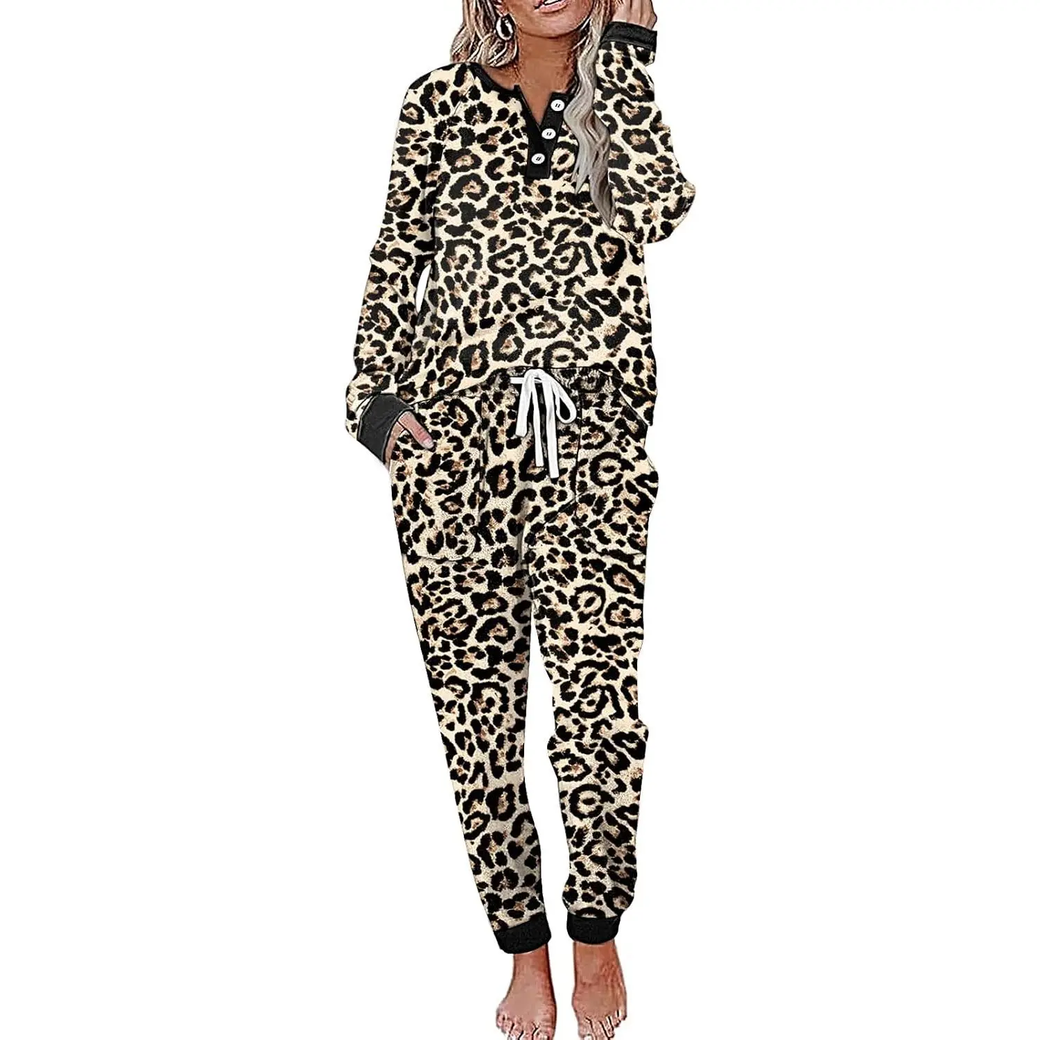 Long Sleeve - Leopard Print