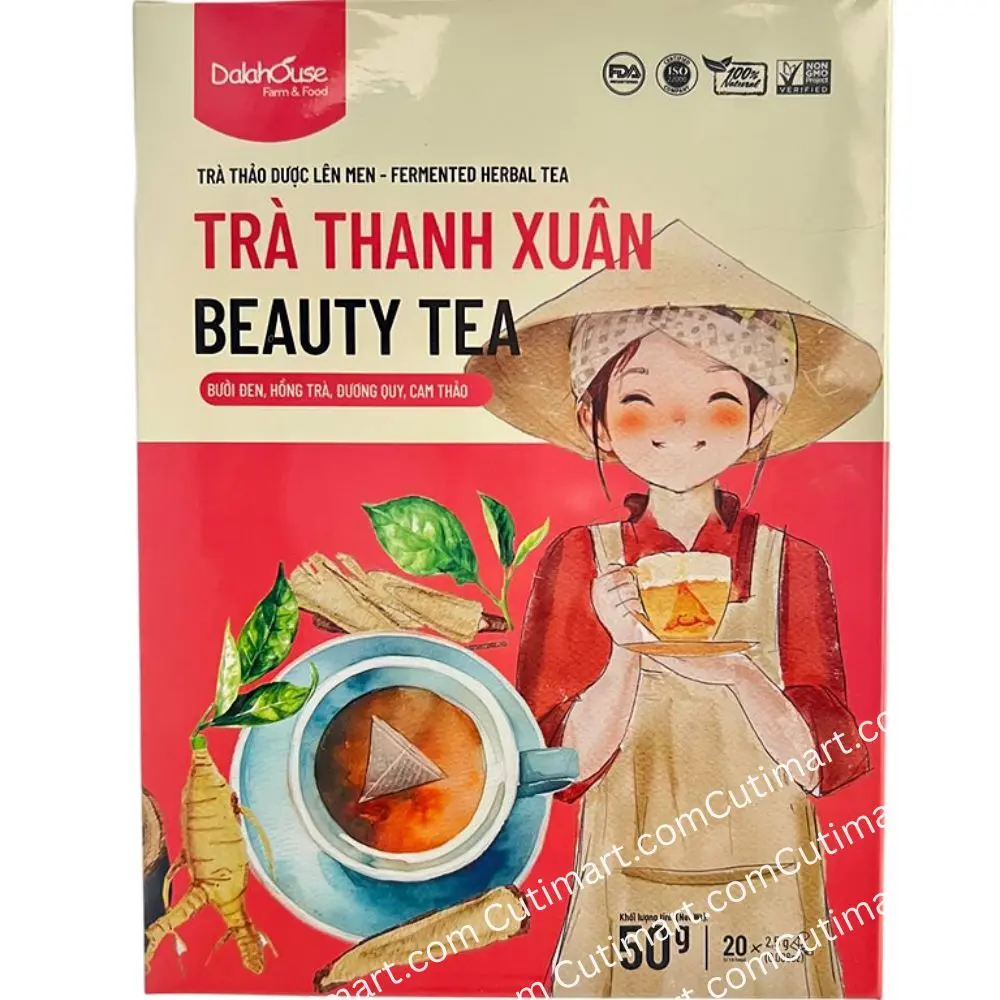 Dalahouse Beauty Tea (Trà Thanh Xuân) - 20 bags - 50g