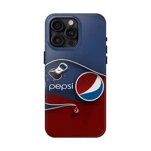 Classic Pepsi Blue & Red Soda Style Phone Case for iPhone 17 - 11 Pro Max Plus Mini X XR XS 7 8 Plus or SAMSUNG GALAXY S25 - S21 Ultra Plus