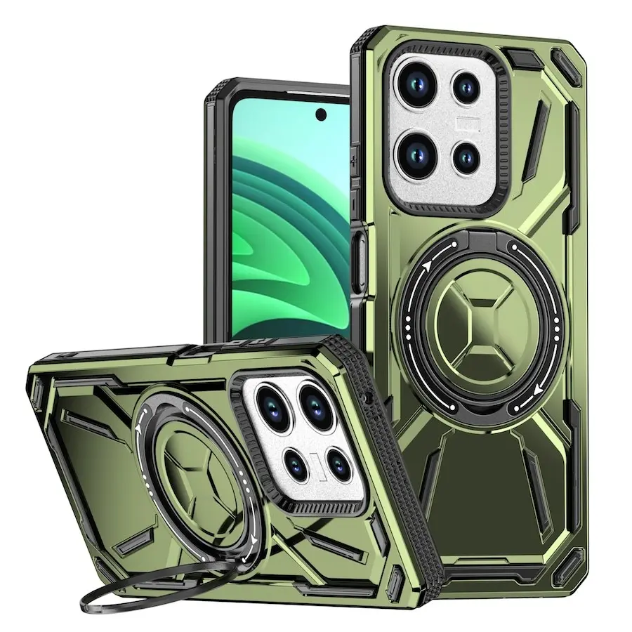 Heavy Duty Armor Protective Magnetic Charging Case For Motorola MOTO G Stylus 5G 2024 Play Power 5G 2025 EDGE 50 Fusion Ultra Anti-Drop Ring Stand Holder Cover