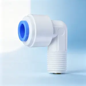 1/4" Quick Connect Check Valve, Inline One-Way Flow Control, Reverse Flow Prevention Valve for RO Systems, Water Filtration, and Ice Maker Lines, 1/4" OD Tube Compatible, Easy Push-to-Connect Installation, Durable Plastic Construction
