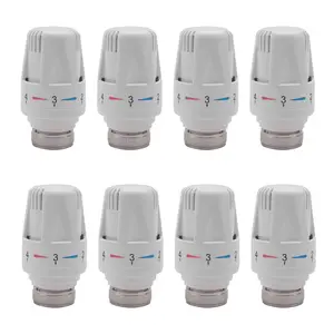 8Pcs Thermostatic Radiator Valve Thermostat Radiator Valve Replacement Head