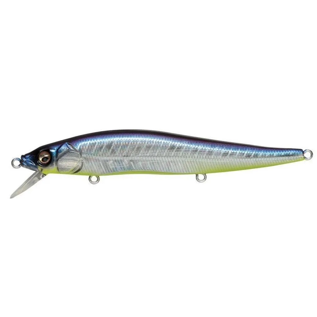 Silent Suspending Jerkbait Artificial Fishing Lure, 4 1/3 in 1/2 oz, Dives to 6 ft, Tournament Grade Hard Bait with 3 Treble Hooks, Artificial Fishing Lures, 4 1/3" Length, Silent Dive, Tournament Fishing