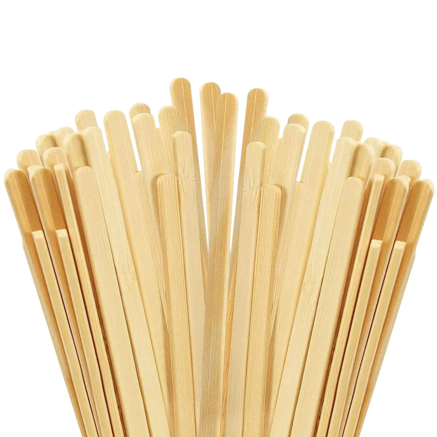100pcs Wood Coffee Stirrer Sticks  5.5 Inch Wooden Swizzle Stick Beverage Mixer Eco Friendly Long Stir For Mixing Cocktail Hot Chocolate Drinking Tea