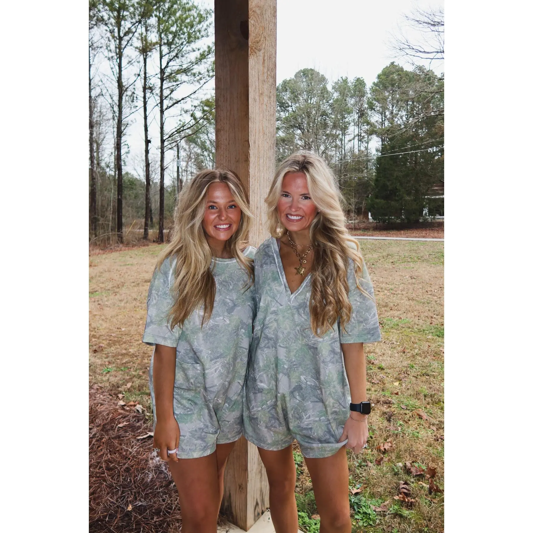 Reversible Camo Tee Romper Reversible Camo Tee Romper