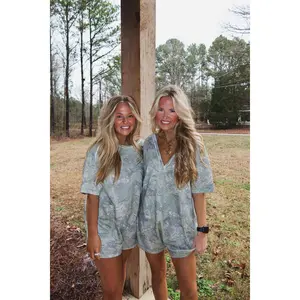 Reversible Camo Tee Romper Reversible Camo Tee Romper