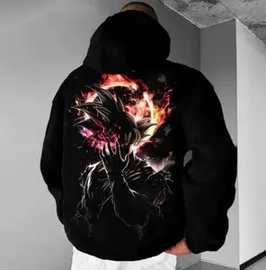 Unisex Anime Graphic Streetwear #Gokuuu Vintage Hoodie, Perfect Mens #Gokuuu Shirt, Anime Lovers Outfit, Streetwear Style Clothing, Gift For Men And Women SEDZG