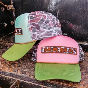 Duck Camo Mama Printed Mesh Trucker Cap