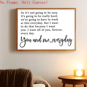 Landscape And Square Unframed Poster, The Notebook,  Quote Farmhouse , Love Quotes, Romantic Movie Quote Wall Art decor (Not  Frame)