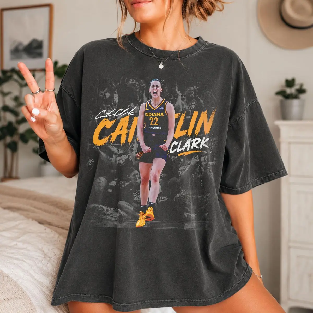 Comfort Colors Caitlin Clark Women's Basketball T Shirt, Caitlin Clark Bootleg Fan Tee T Shirt, Gift For Women & Men Unisex T Shirt, Unisex Fitted Short Sleeve Tee, Casual Clothing