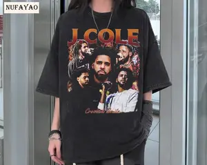 J Cole Vintage Bootleg Rap Shirt, 90s Graphic Tee, Hip Hop Rapper Unisex Style