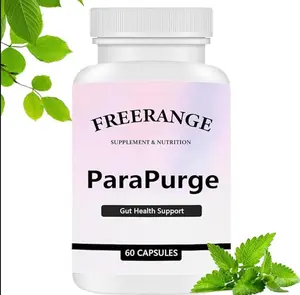 Freerange ParaPurge  Cleanse - 60 Capsules for Colon &  Health, Immune Support, Digestive System, Non-GMO, 20 Servings pure moringa powder Magnesium Tablets for Bone Health edible high purity 12-in-1 complex extra power gut wellness d3 natural