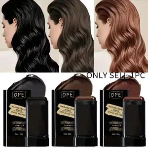 Three-Color Hair Dye Stick Cream, Professional Quick Color Correction, Long-Lasting No Fade, Root Touch-Up, One-Time Use