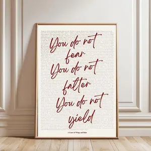 Acotar Wall Art Print, Acowar, Velaris, Book Quotes Prints, Bookish Poster, Book Lover Art Poster (unframed)