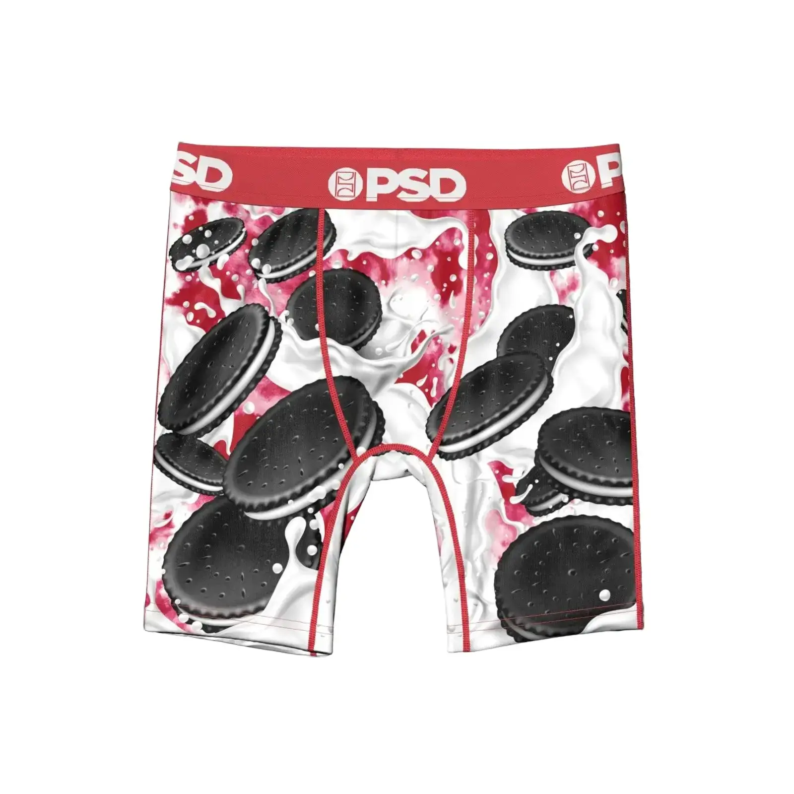 PSD Youth Boys Cookies and Milk Boxer Brief - Soft, Breathable and Comfortable Stretch Underwear