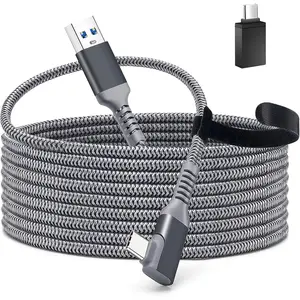 Cable for Oculus Quest 2 Link, 16FT USB 3.2 Gen 1 to Type C Link Cable Compatible with Steam Deck, High Speed Data Transfer and Fast Charging for VR Oculus Quest Headset and Gaming PC