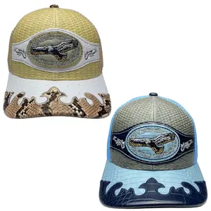 Gorra Vaquera Aguila Bordada, Ajustable, Visera curvada, Estilo Vaquero, Rodeo