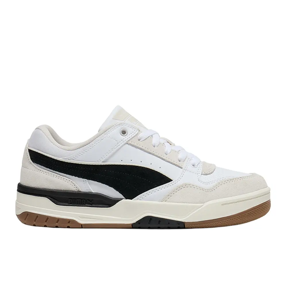 PUMA Mens Rebound Retro Lace Up Sneakers Shoes Casual - White
