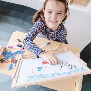 Table Top Easel for Kids - Painting Drawing Desk Art | All-in-One Montessori Tabletop Easels