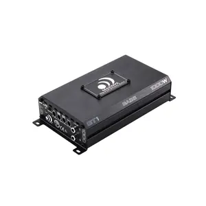 Massive Audio GT1 - 520 Watt RMS @ 1 Ohm Mono Block GT Series Amplifier With Bass Remote, Compact Digital Design, Noise Reduction, 5-Way Protection, 12V Output, Clip LED Indicator