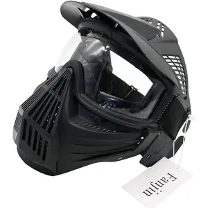 Paintball Mask, Airsoft Mask, Tactical Masks Full Face Gear with Goggles Impact Resistant for Hunting CS Survival Games Halloween Cosplay and Outdoor Activities