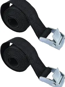 2PCS Lashing Straps with Buckles Adjustable, Up to 600lbs,Tie Down Straps for Mo