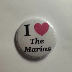 Handmade the marías 1.25 inch Pin Button Badge handmade pinball buttons pins - the marias merch