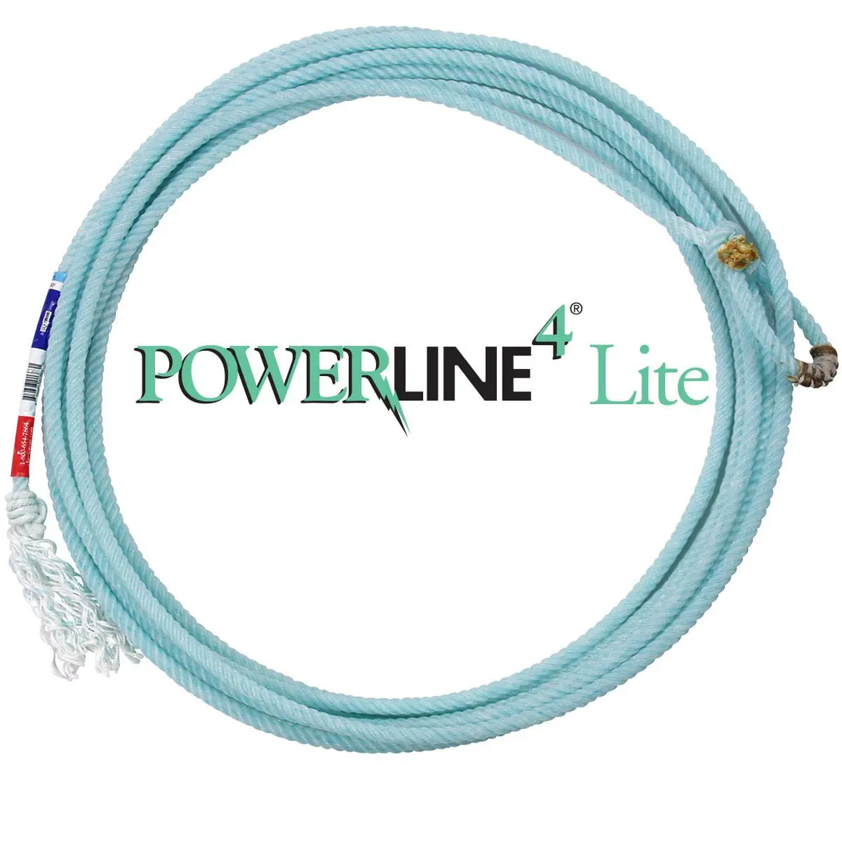Powerline4 Lite Team Rope, 4-Strand CoreTech Nylon  – Western Head & Heal Roping Gear