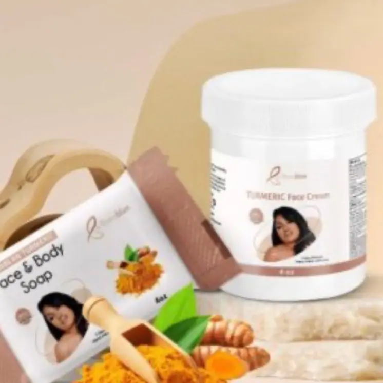 BYENBLAN turmeric face soap and face cream Skin Repair