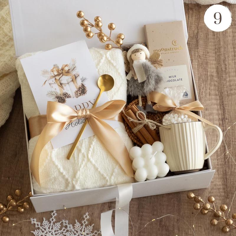 Winter gift basket, cozy christmas gift box, holiday gift box, gift box christmas, Gift for colleagues