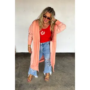 Peach Desi Cardigan