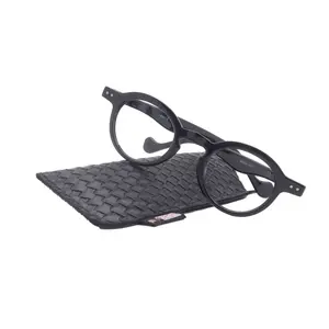 Luca, (Premium) Reading Glasses, High-End Readers (Black)  (Round) Magnifying Eyeglasses, Optical, NY Fifth Avenue