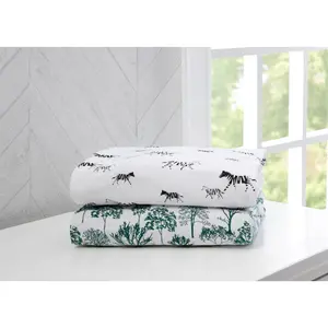 Modern Safari Fitted Crib Sheets - 2 Pack