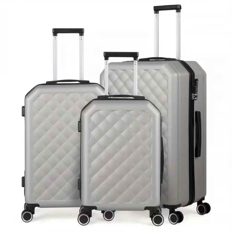 Hardshell ABS Luggage Set - 20in, 24in, 28in Travel Luggage for Airplane, Checked & Carry-On Use