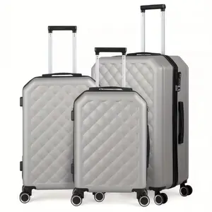 Hardshell ABS Luggage Set - 20in, 24in, 28in Travel Luggage for Airplane, Checked & Carry-On Use