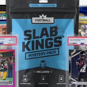 Slab Kings graded card pack & 2 bonus cards!