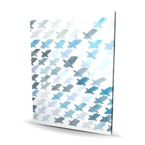 212 MAIN Minimalist X-Design Modern Abstract Design Art Print - 36x48 in Artwork, Decorative Wall Decoration for Home Rooms