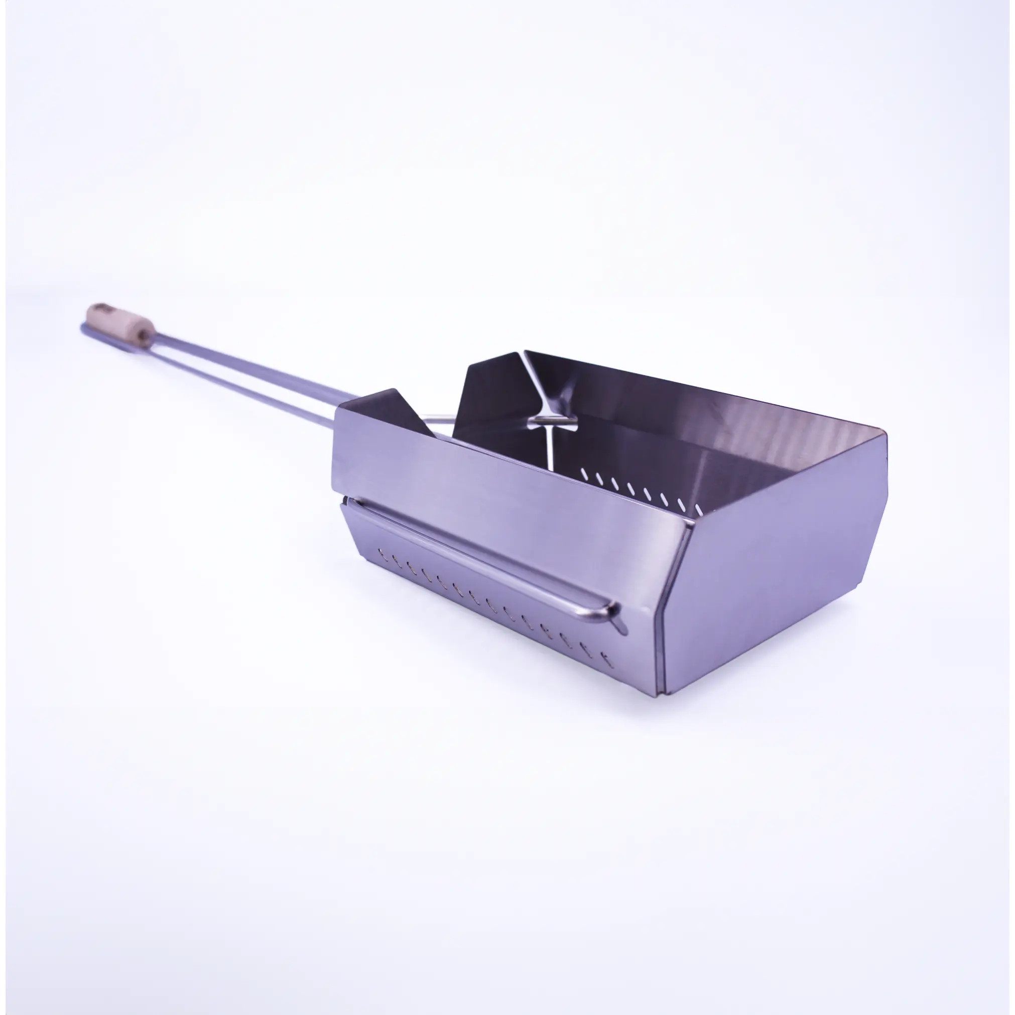 Ultimate Campfire Roaster with Skewer and Shielding Pan