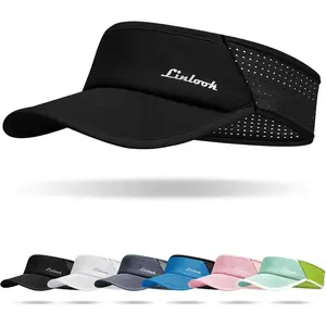 Sports Sun Visor for Men & Women Breathable Mesh Stretchy Foldable Cooling Visor Hat for Running Golf Tennis Hiking