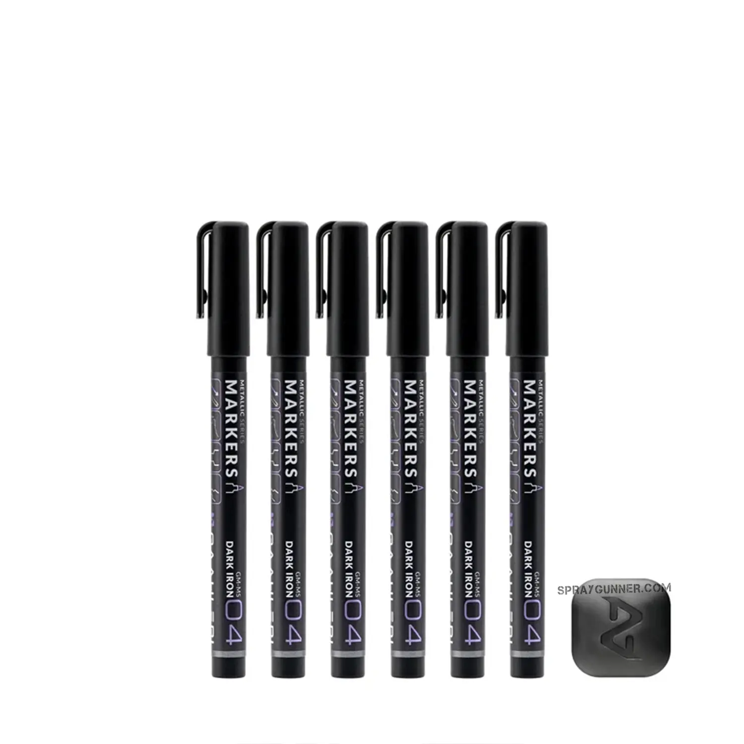 GAAHLERI Metallic Series Markers Dark Iron