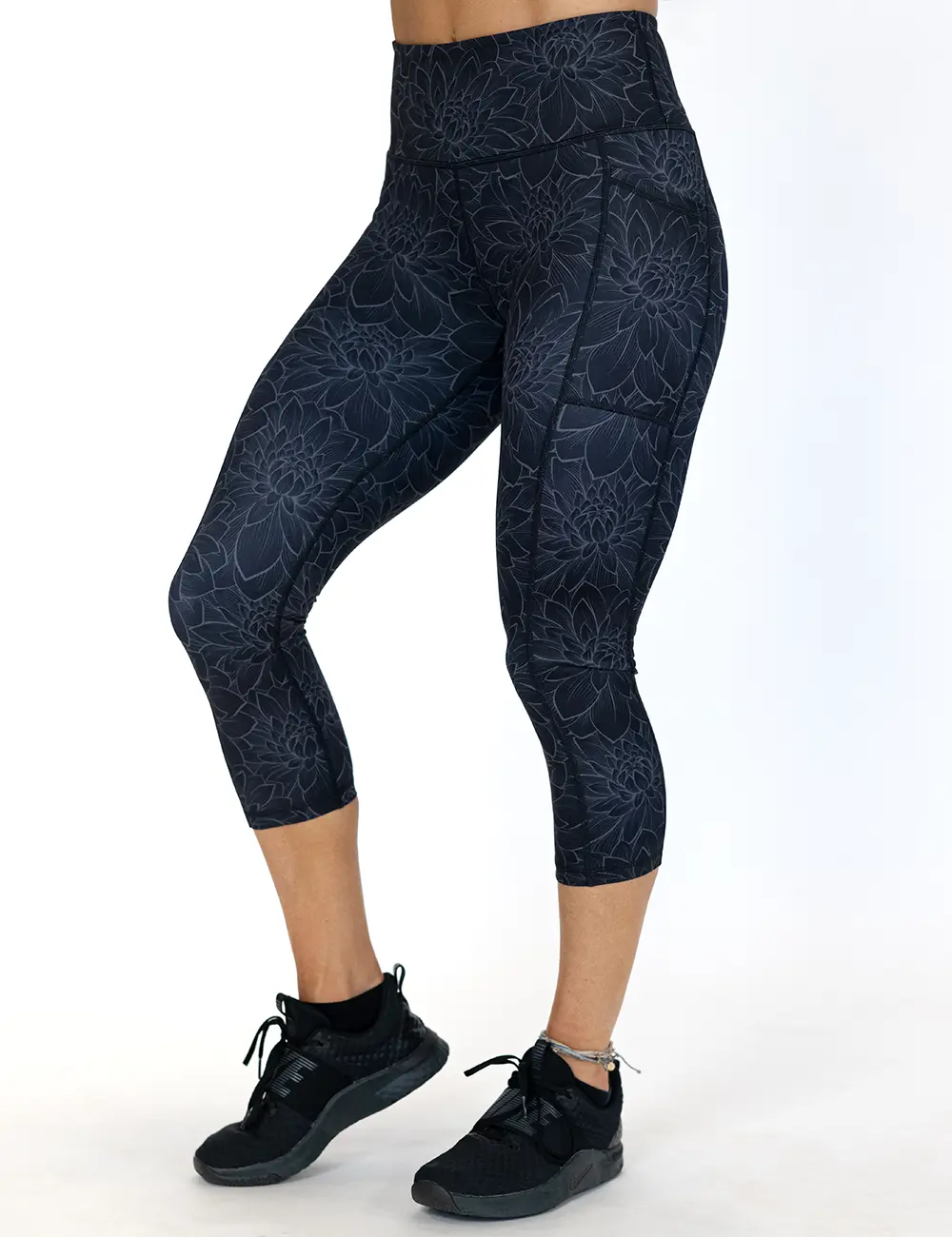 CVG Lotus Leggings Black Fitness Tight Yoga Bottom